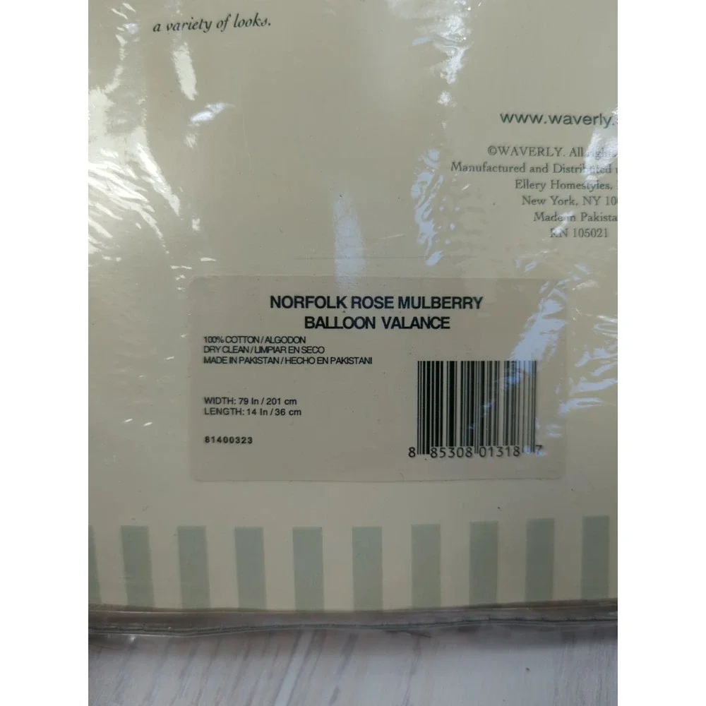 Waverly Home Fashions Balloon Valance 79